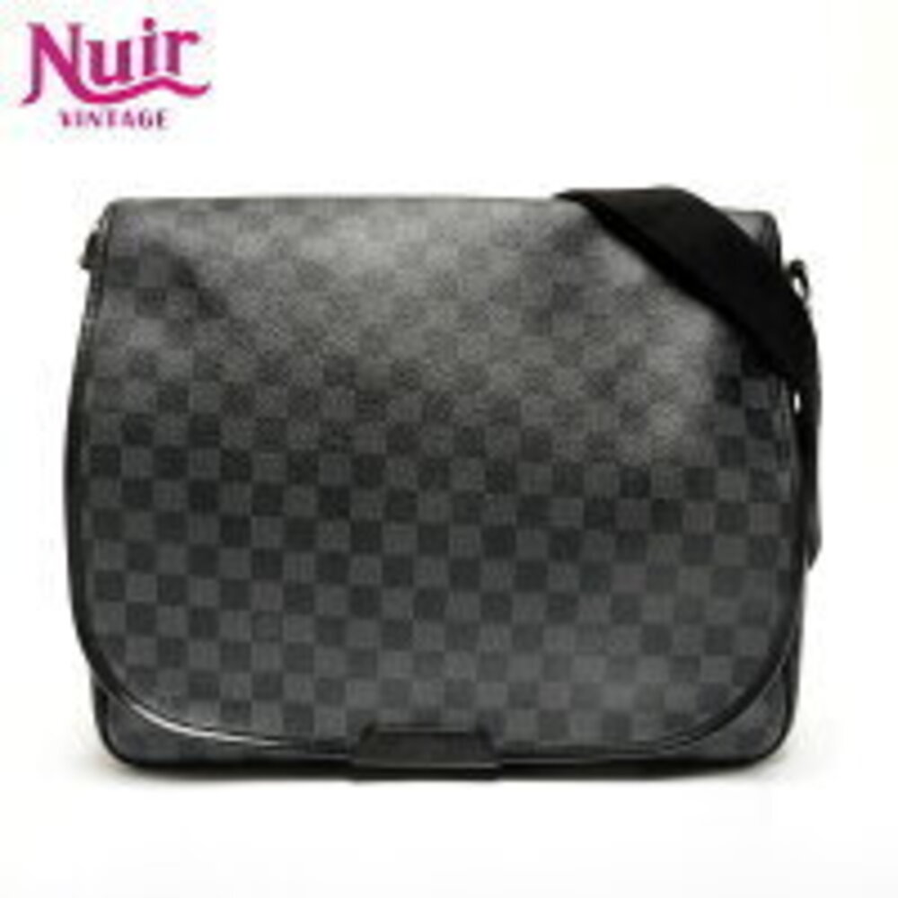 Louis Vuitton Damier Graphite Black Daniel Shoulder Bag Black
